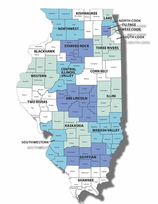 Illinois Region 1 Map Region Overview